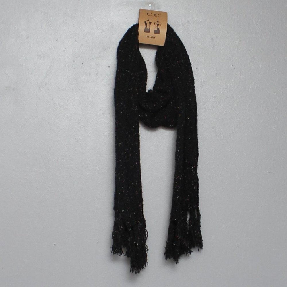 C.C NWT black confetti scarf